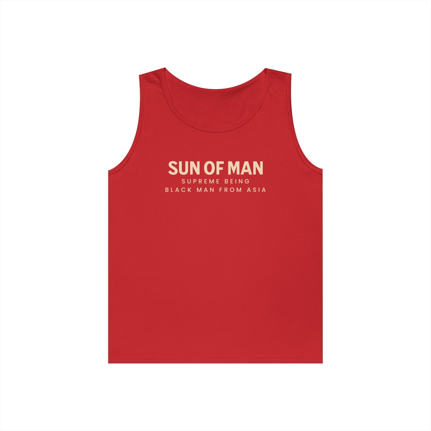 Sun of Man Heavy Cotton Tank Top | Summer Casual Wear, Summer Essentials, Fitness Gear