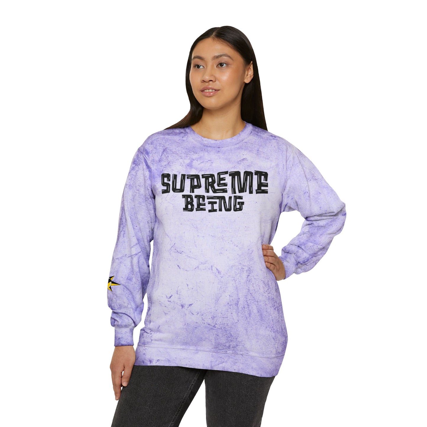 Supreme Being Color Blast Universal Crewneck Sweatshirt