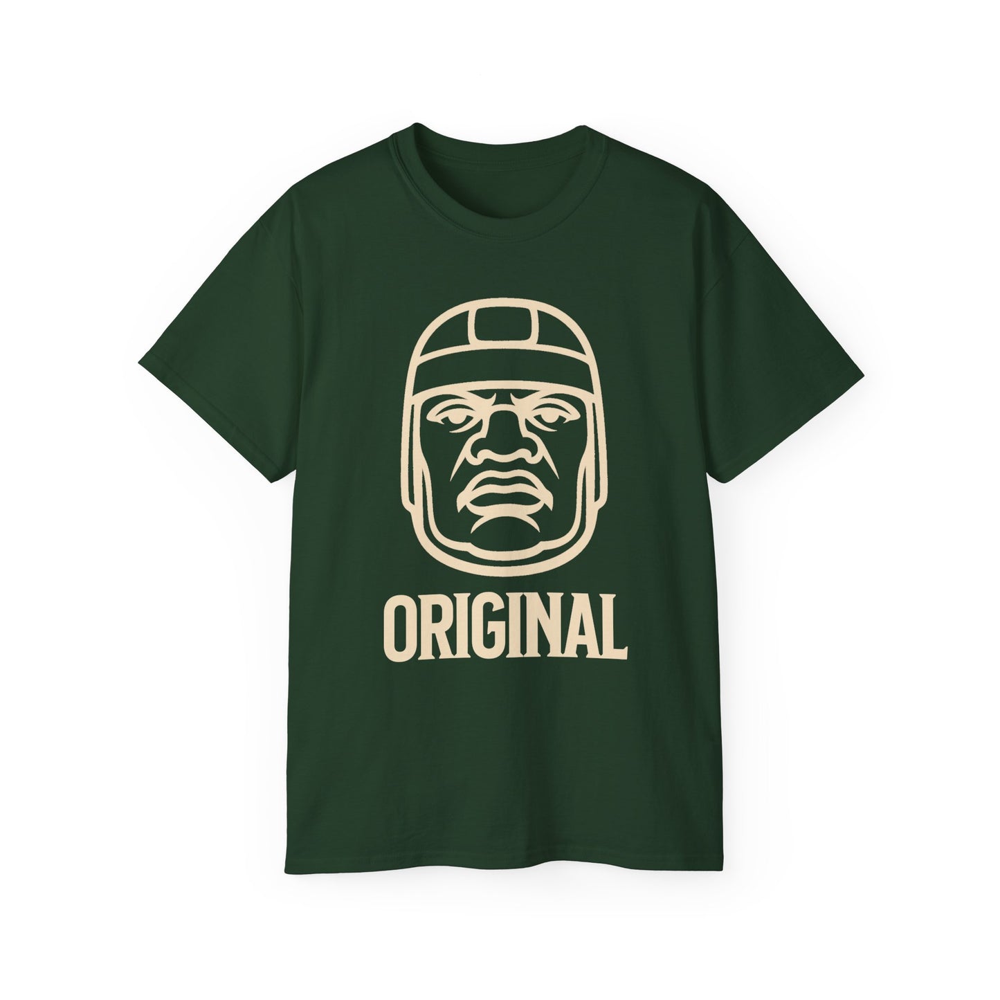 "OG OLMEC" (ORIGINAL) Tee Shirt (cream print design)