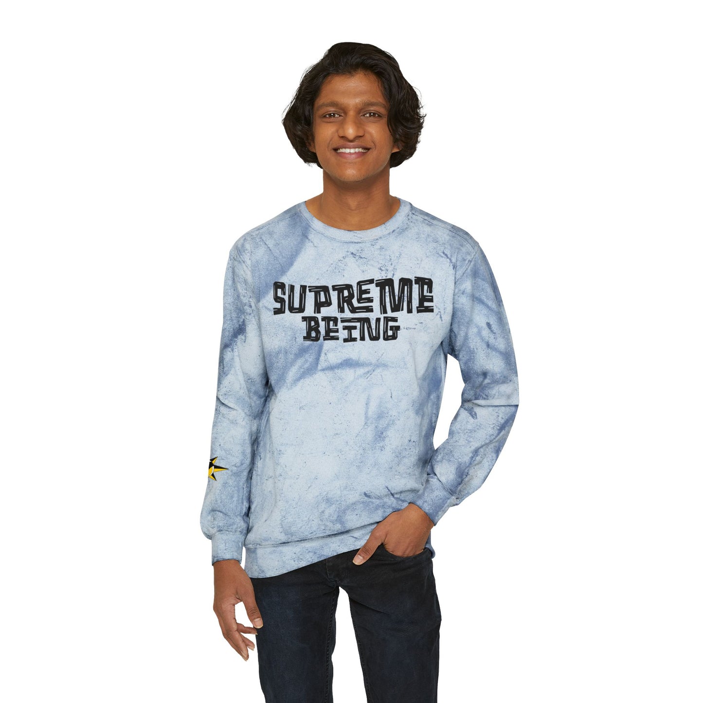 Supreme Being Color Blast Universal Crewneck Sweatshirt