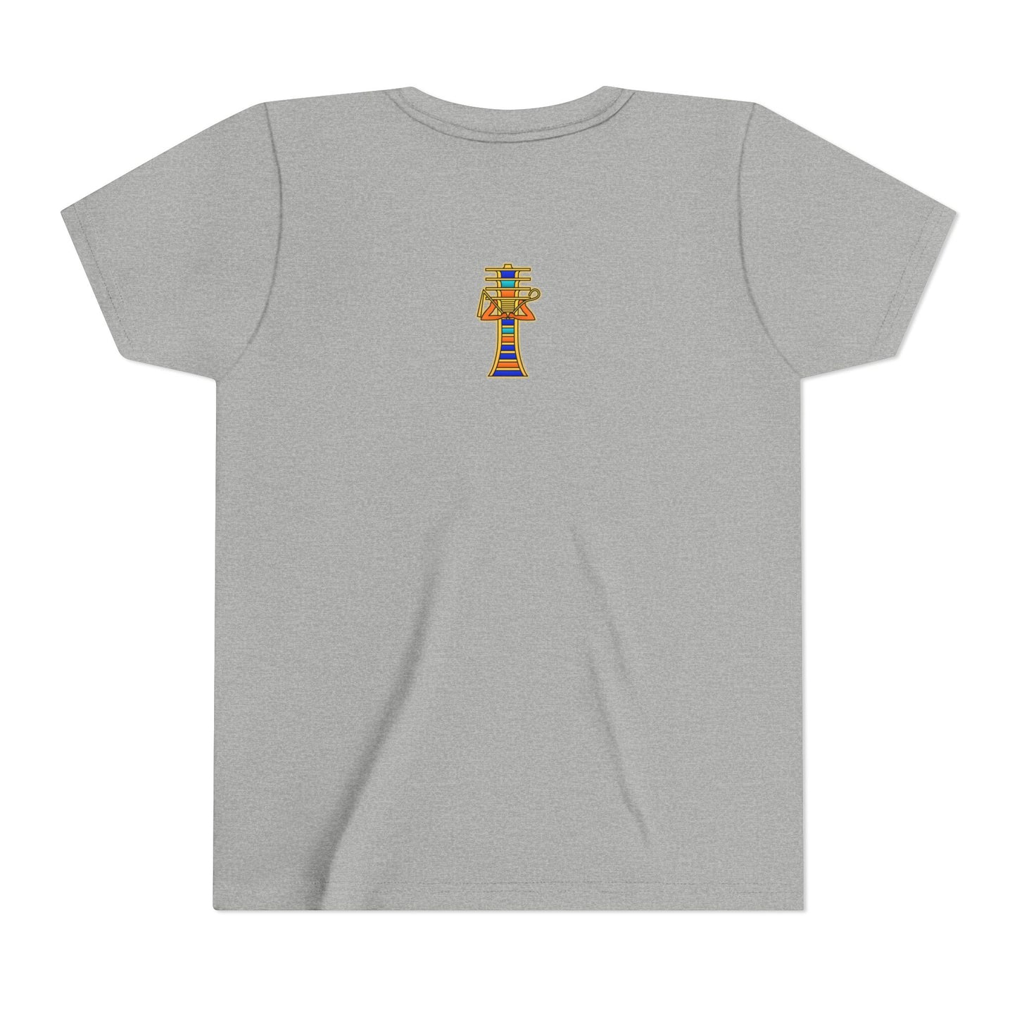 Ankh Djed symbols "Everlasting Life & Stability" Youth Short Sleeve Tee