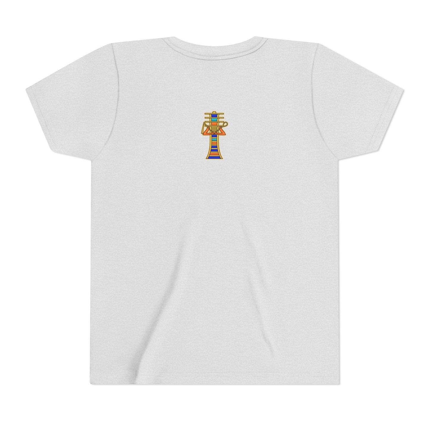 Ankh Djed symbols "Everlasting Life & Stability" Youth Short Sleeve Tee