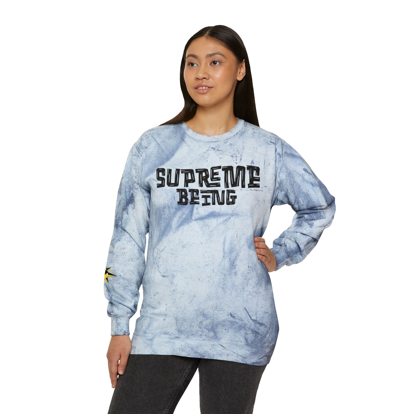 Supreme Being Color Blast Universal Crewneck Sweatshirt