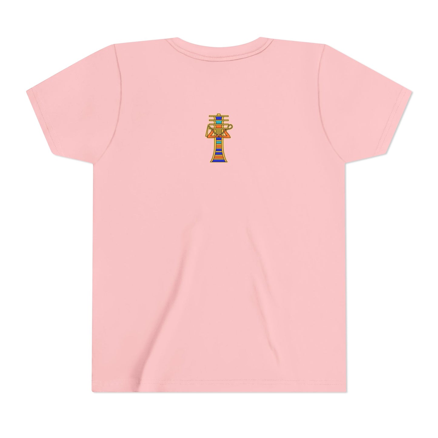 Ankh Djed symbols "Everlasting Life & Stability" Youth Short Sleeve Tee