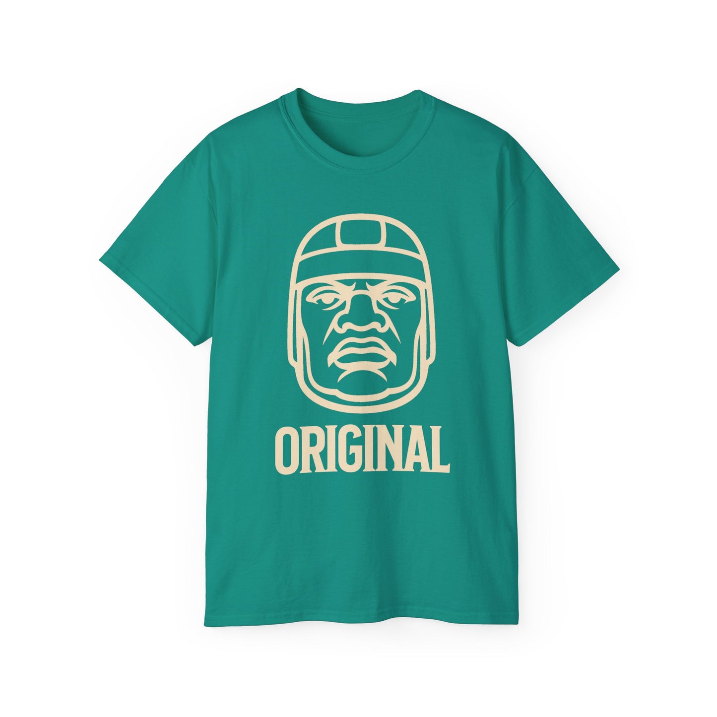 "OG OLMEC" (ORIGINAL) Tee Shirt (cream print design)