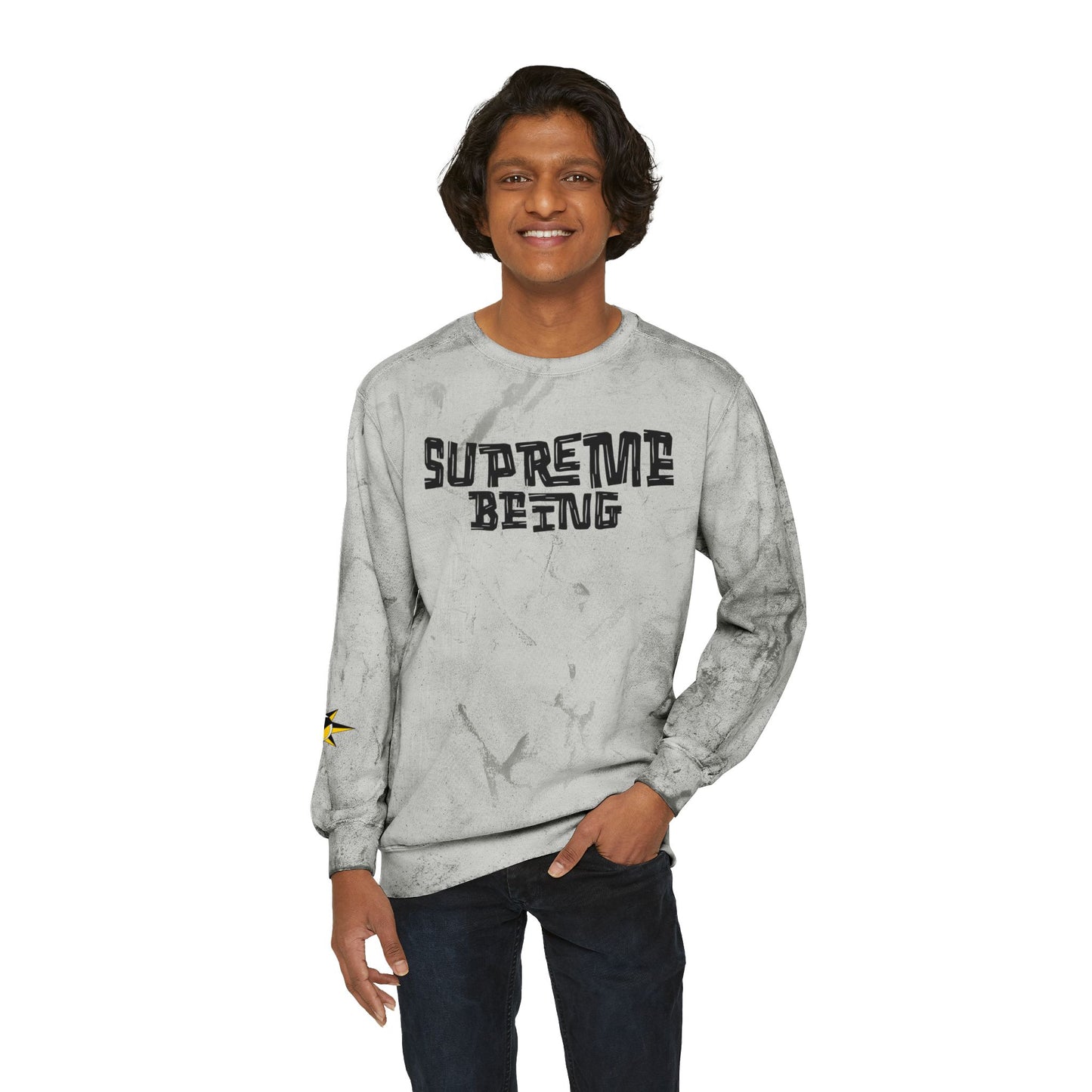 Supreme Being Color Blast Universal Crewneck Sweatshirt