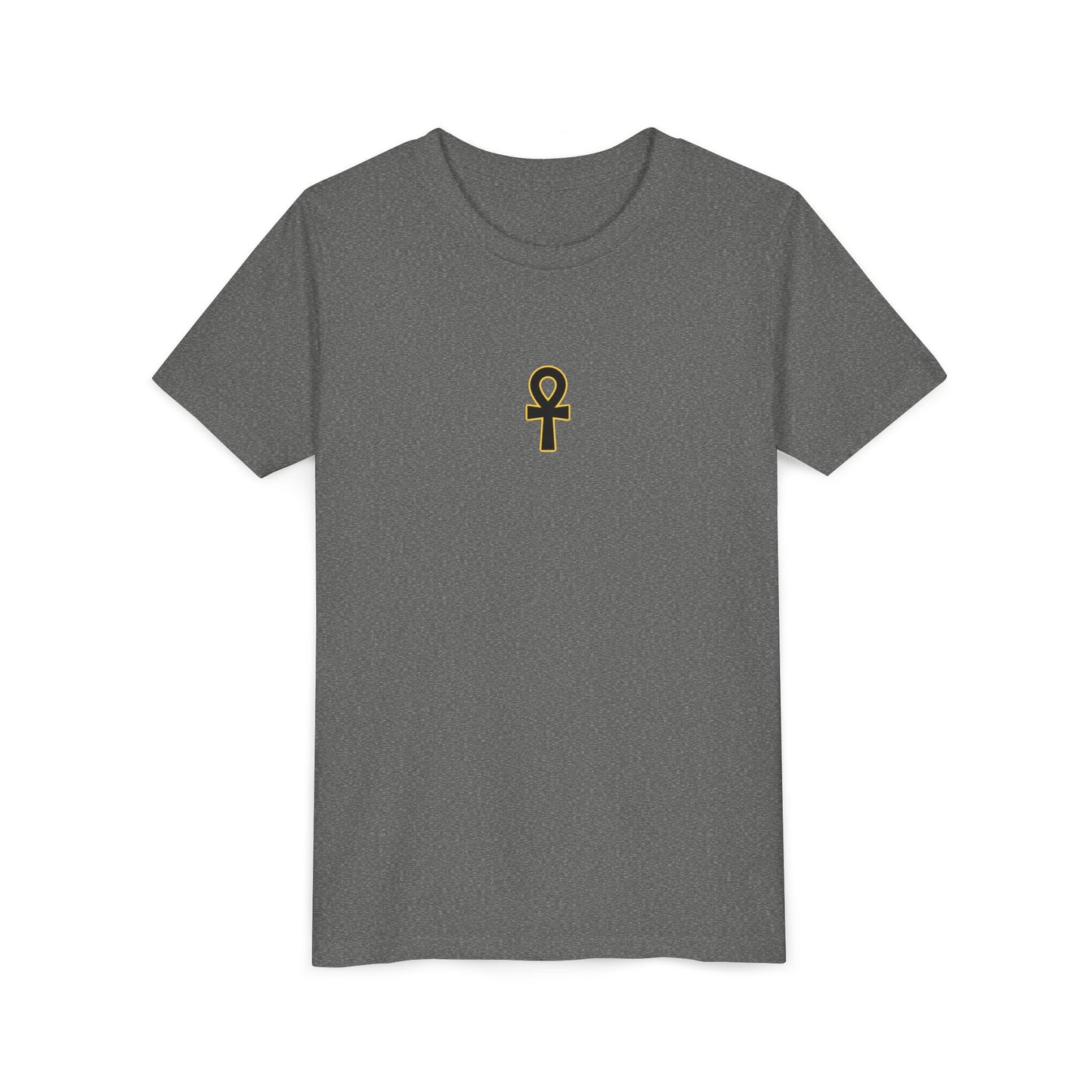 Ankh Djed symbols "Everlasting Life & Stability" Youth Short Sleeve Tee
