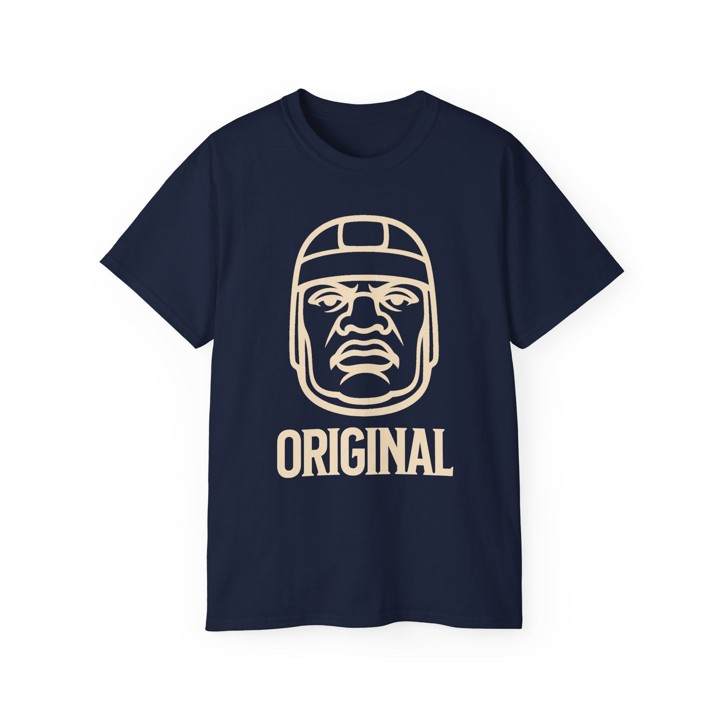 "OG OLMEC" (ORIGINAL) Tee Shirt (cream print design)