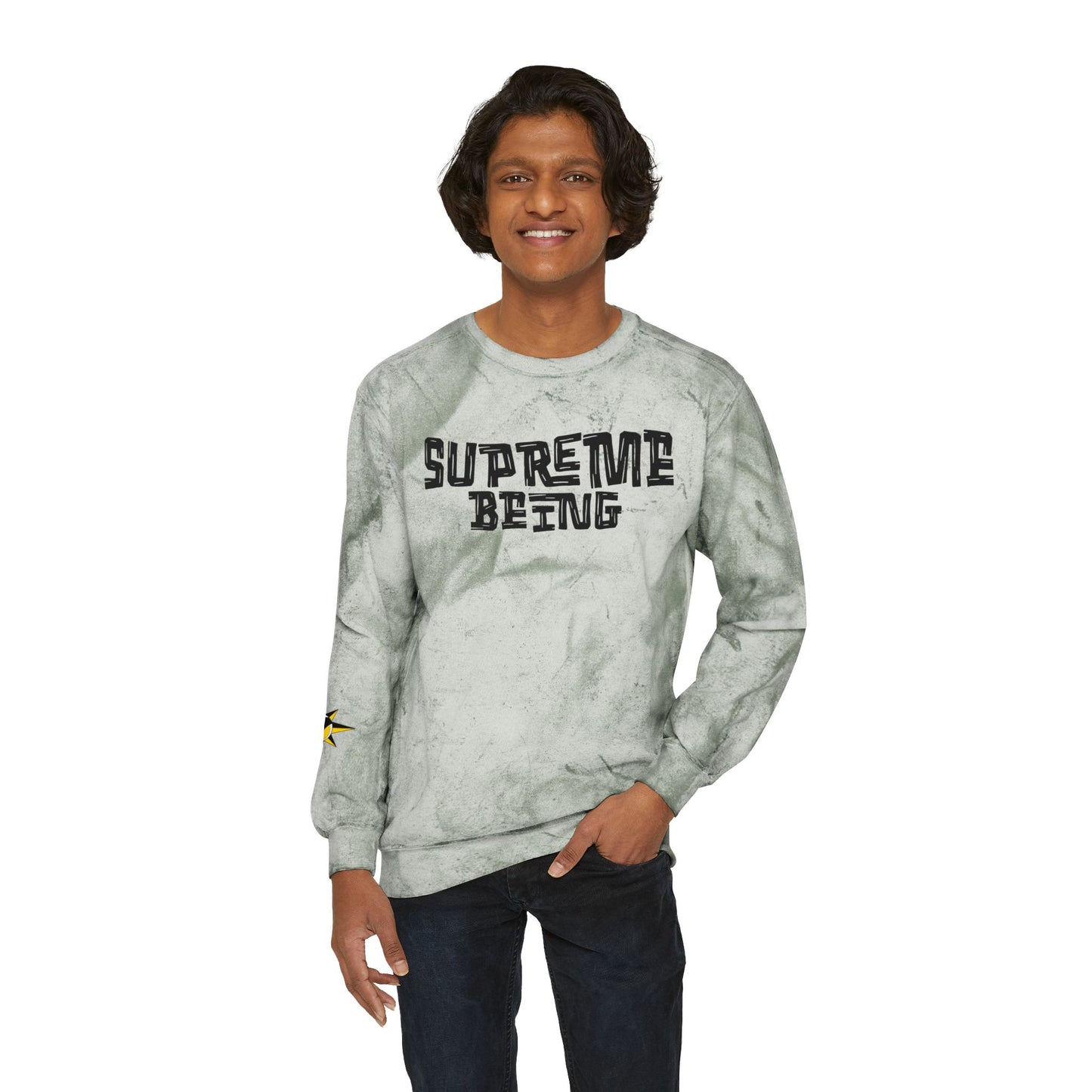 Supreme Being Color Blast Universal Crewneck Sweatshirt