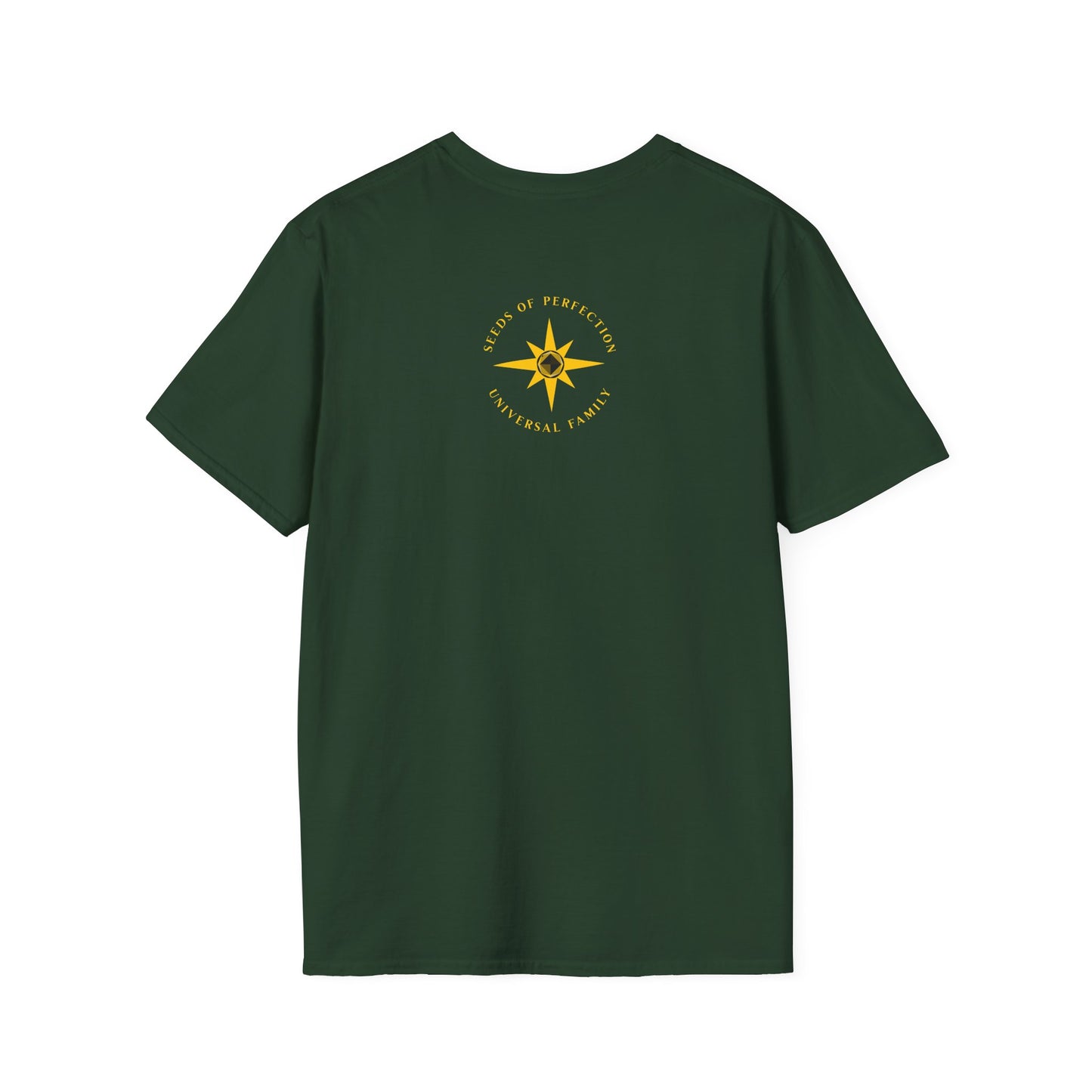 Asiatic Blackman Majestic Statues w/ Universal Seeds of Perfection Flag Tee