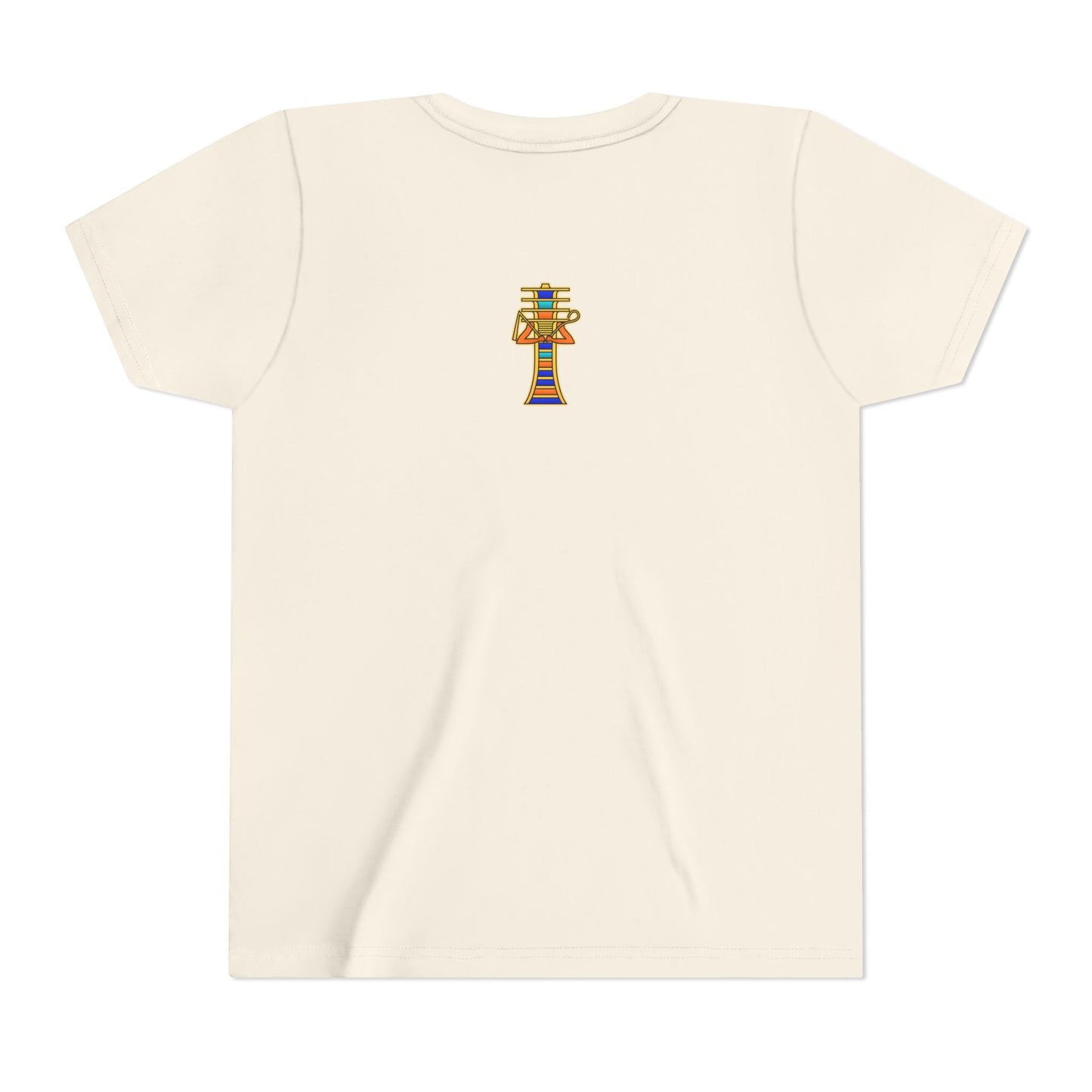 Ankh Djed symbols "Everlasting Life & Stability" Youth Short Sleeve Tee