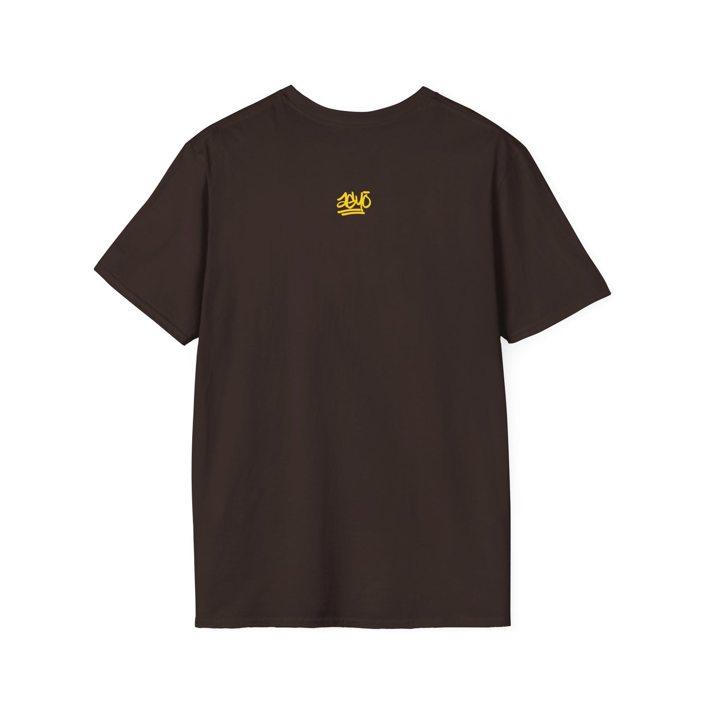 Supreme Mathematics Cipher Gold text Unisex Softstyle T-Shirt
