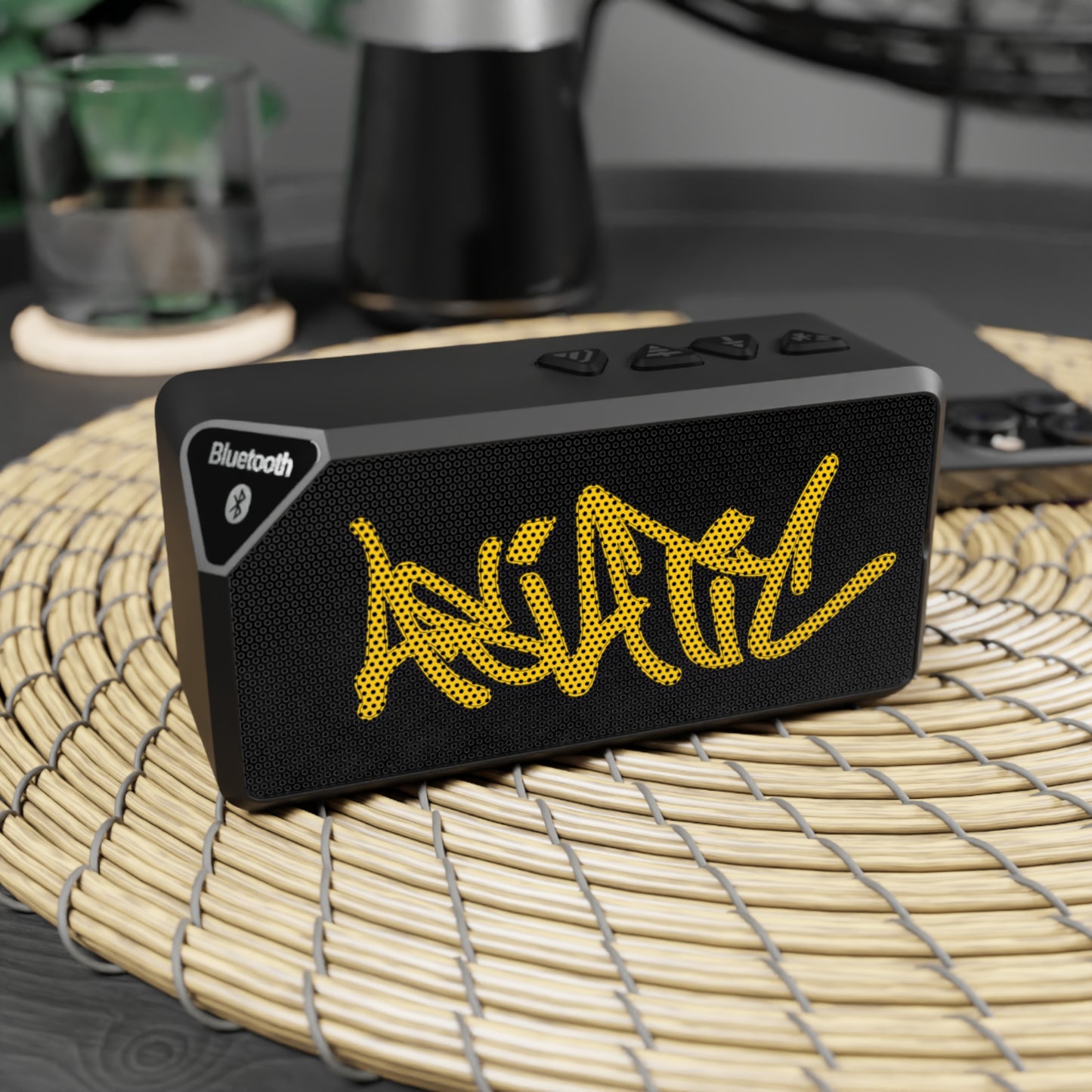 Jabba Bluetooth Speaker - Stylish Wireless Sound System with "ASIATIC" Graffiti Design
