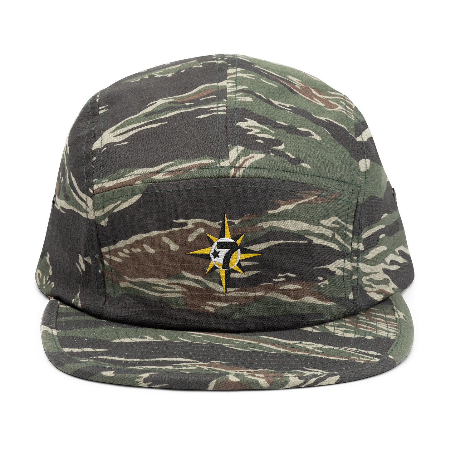 Embroidered Universal Flag 5 Panel Cap - Stylish Summer Hat for Trendsetters