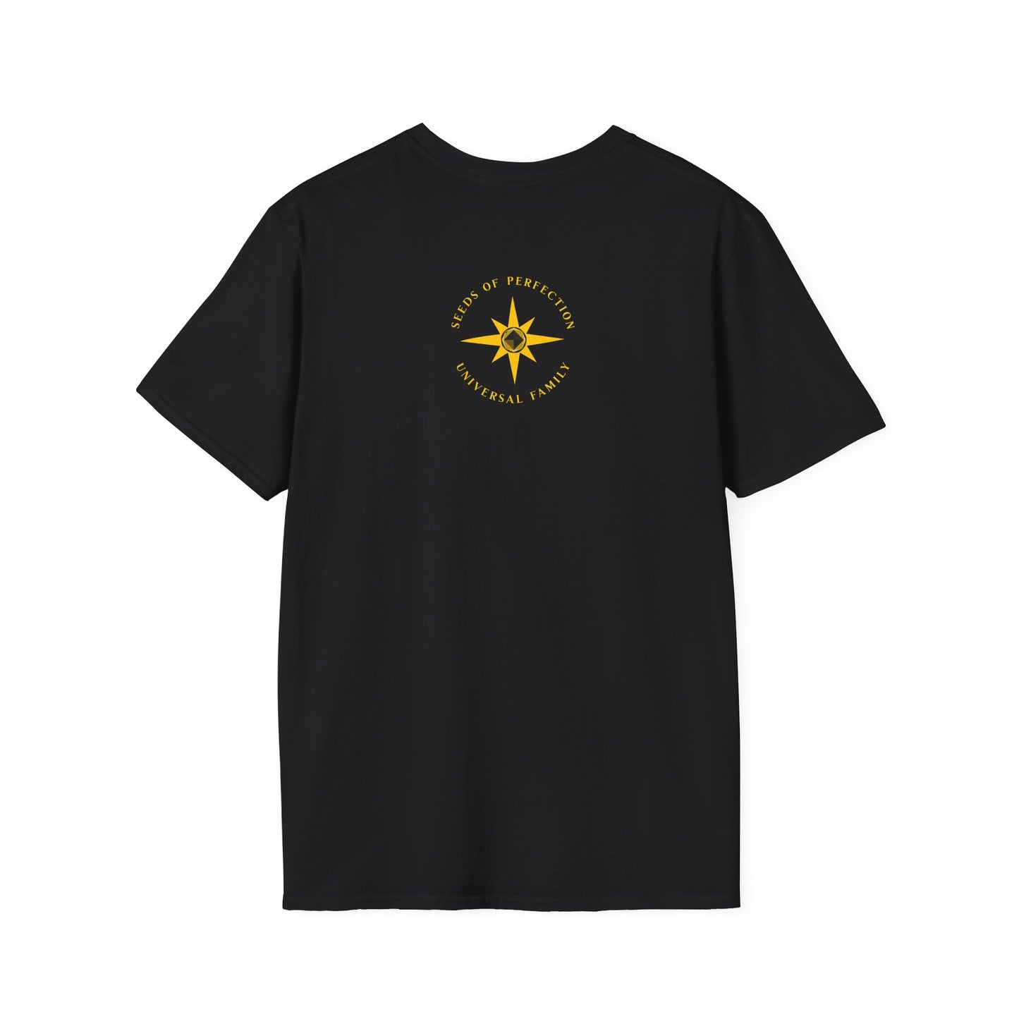 Asiatic Blackman Majestic Statues w/ Universal Seeds of Perfection Flag Tee