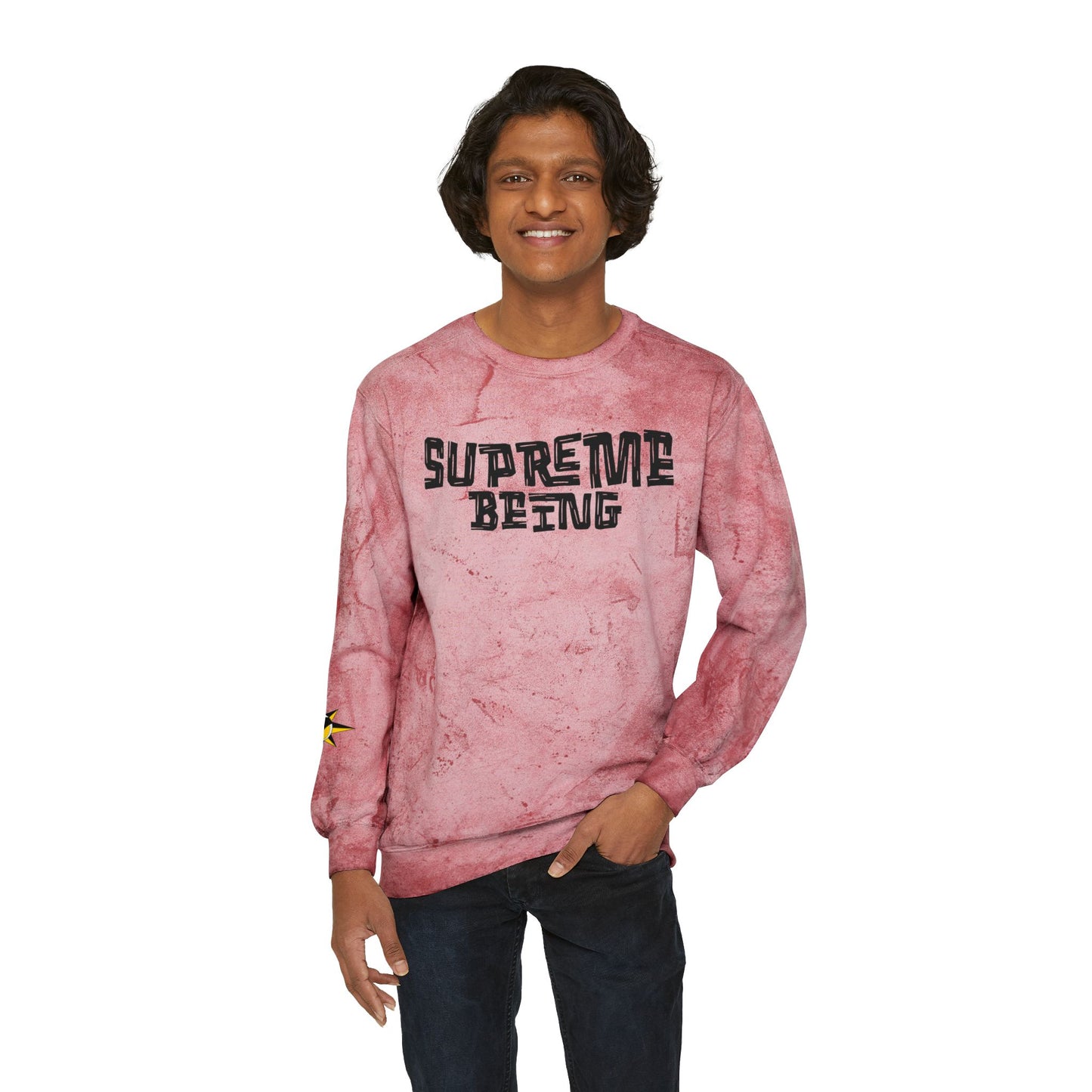 Supreme Being Color Blast Universal Crewneck Sweatshirt