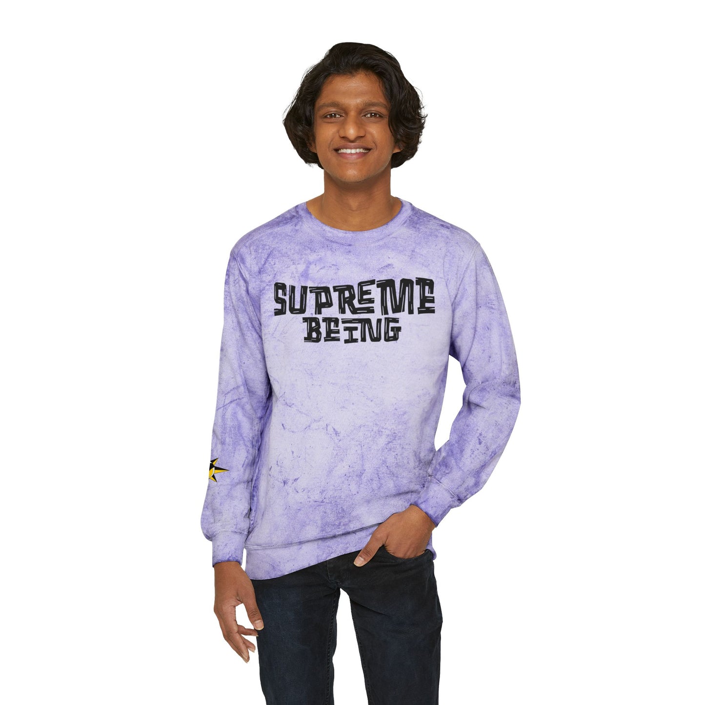 Supreme Being Color Blast Universal Crewneck Sweatshirt