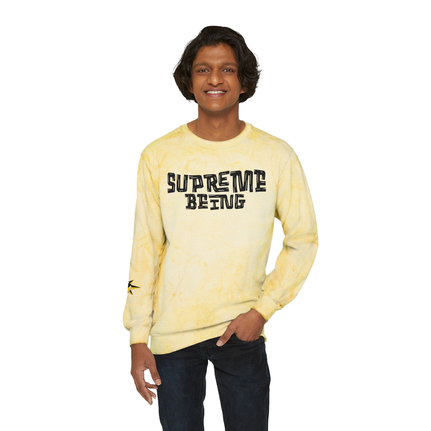 Supreme Being Color Blast Universal Crewneck Sweatshirt