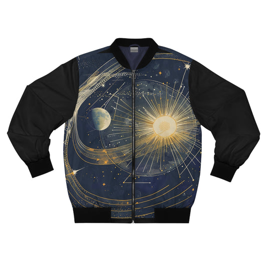 Celestial Pattern Bomber Jacket